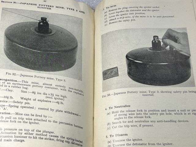 51) Original Post WW2 Field Engineering & Mine Warfare Pamphlet No 4 Part I Mines Individual Mechanisms 1947 — image 9