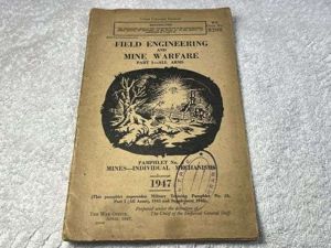 51) Original Post WW2 Field Engineering & Mine Warfare Pamphlet …