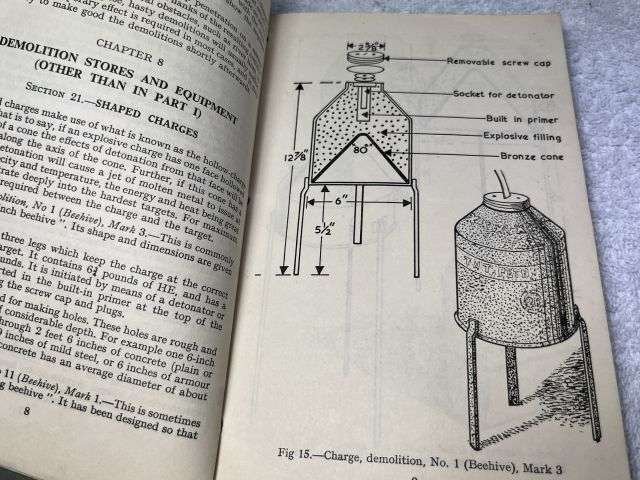 53) Original Post WW2 Field Engineering & Mine Warfare Pamphlet No 3 Part II Demolitions RE & Inf Aslt Pnrs — image 11