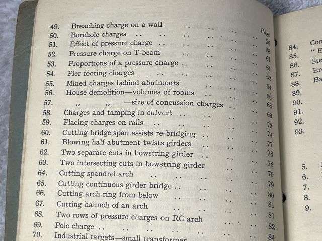 53) Original Post WW2 Field Engineering & Mine Warfare Pamphlet No 3 Part II Demolitions RE & Inf Aslt Pnrs — image 14