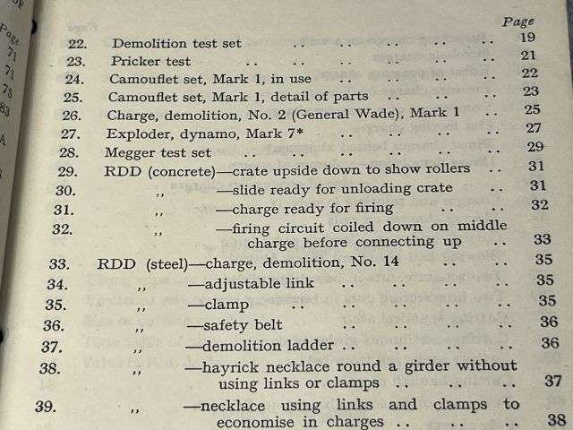 53) Original Post WW2 Field Engineering & Mine Warfare Pamphlet No 3 Part II Demolitions RE & Inf Aslt Pnrs — image 16