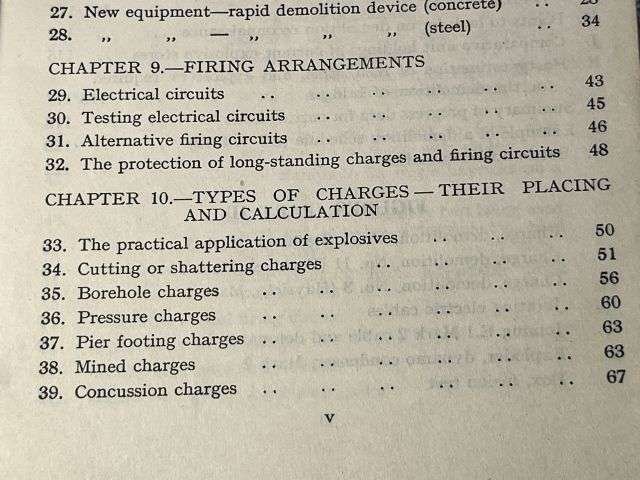 53) Original Post WW2 Field Engineering & Mine Warfare Pamphlet No 3 Part II Demolitions RE & Inf Aslt Pnrs — image 19