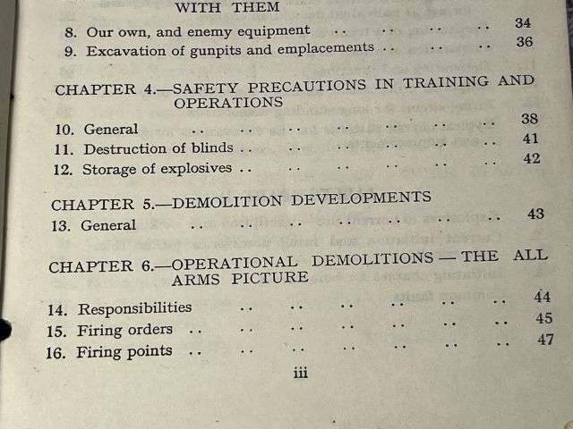 53) Original Post WW2 Field Engineering & Mine Warfare Pamphlet No 3 Part II Demolitions RE & Inf Aslt Pnrs — image 23