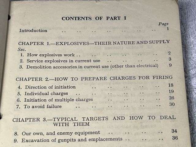 53) Original Post WW2 Field Engineering & Mine Warfare Pamphlet No 3 Part II Demolitions RE & Inf Aslt Pnrs — image 24