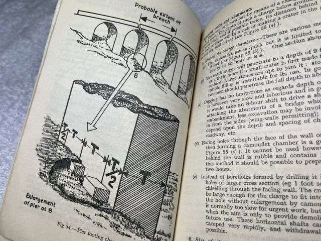53) Original Post WW2 Field Engineering & Mine Warfare Pamphlet No 3 Part II Demolitions RE & Inf Aslt Pnrs — image 6