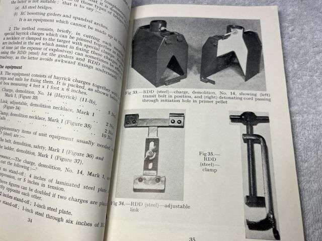 53) Original Post WW2 Field Engineering & Mine Warfare Pamphlet No 3 Part II Demolitions RE & Inf Aslt Pnrs — image 7