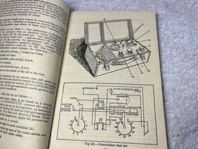 53) Original Post WW2 Field Engineering & Mine Warfare Pamphlet No 3 Part II Demolitions RE & Inf Aslt Pnrs — image 8