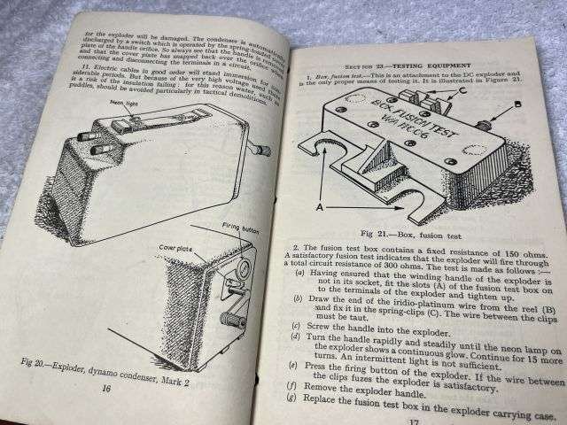 53) Original Post WW2 Field Engineering & Mine Warfare Pamphlet No 3 Part II Demolitions RE & Inf Aslt Pnrs — image 9