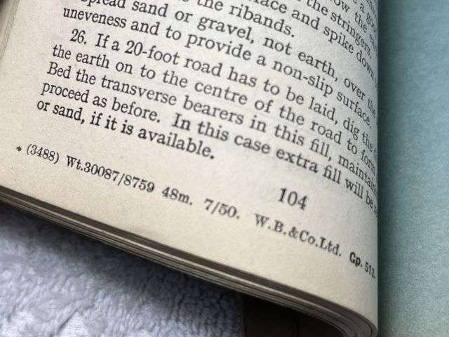 55) Original Post WW2 Field Engineering & Mine Warfare Pamphlet No 1 Basic Field Engineering Part I All Arms 1950 — image 3