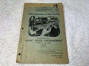 55) Original Post WW2 Field Engineering & Mine Warfare Pamphlet …