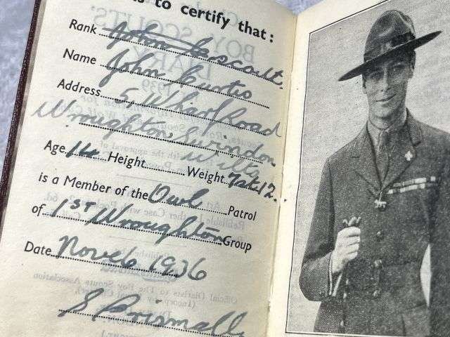 56) Excellent Original Collection of Pre WW2 Boy Scouts Cloth Badges & Diaries 1937-1939 — image 13