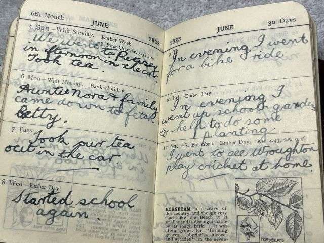 56) Excellent Original Collection of Pre WW2 Boy Scouts Cloth Badges & Diaries 1937-1939 — image 18