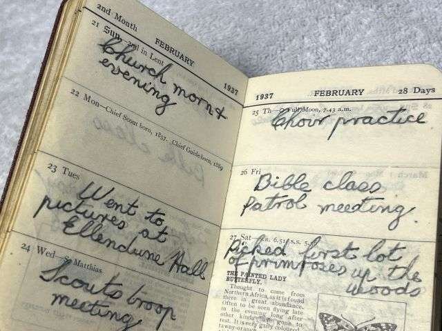 56) Excellent Original Collection of Pre WW2 Boy Scouts Cloth Badges & Diaries 1937-1939 — image 24