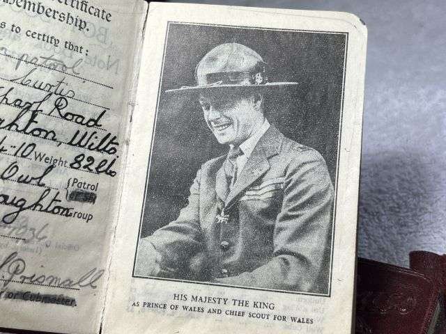 56) Excellent Original Collection of Pre WW2 Boy Scouts Cloth Badges & Diaries 1937-1939 — image 25