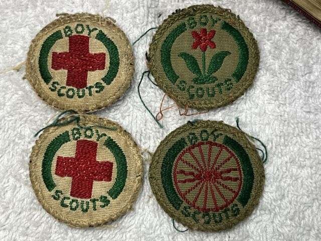 56) Excellent Original Collection of Pre WW2 Boy Scouts Cloth Badges & Diaries 1937-1939 — image 29