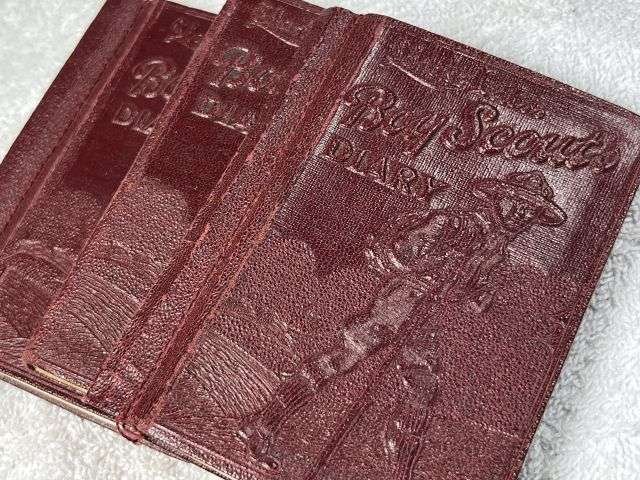 56) Excellent Original Collection of Pre WW2 Boy Scouts Cloth Badges & Diaries 1937-1939 — image 30