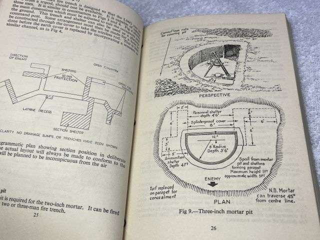 57) Original Post WW2 Field Engineering & Mine Warfare Pamphlet No 2 Field Defences & Obstacles Part I All Arms — image 5