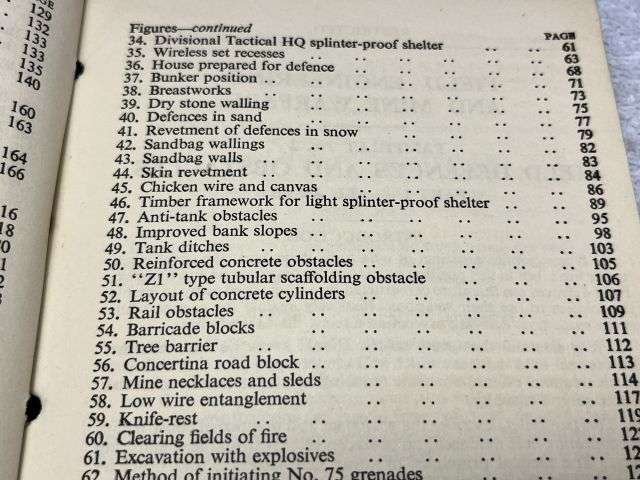 57) Original Post WW2 Field Engineering & Mine Warfare Pamphlet No 2 Field Defences & Obstacles Part I All Arms — image 7