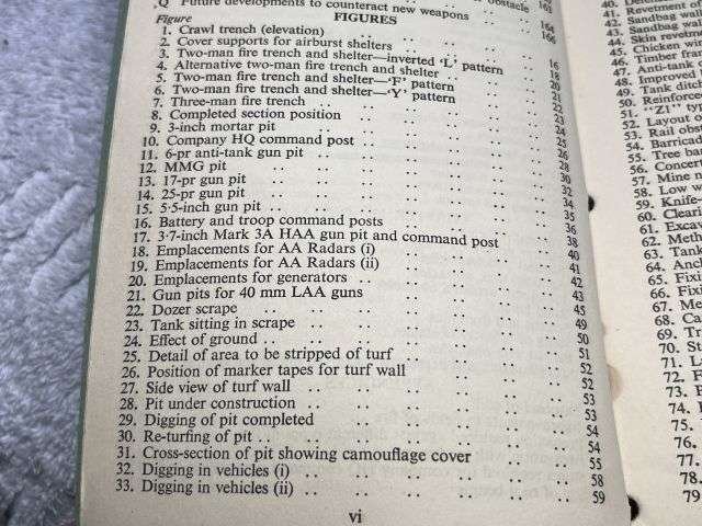 57) Original Post WW2 Field Engineering & Mine Warfare Pamphlet No 2 Field Defences & Obstacles Part I All Arms — image 8