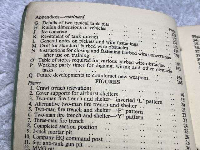 57) Original Post WW2 Field Engineering & Mine Warfare Pamphlet No 2 Field Defences & Obstacles Part I All Arms — image 9