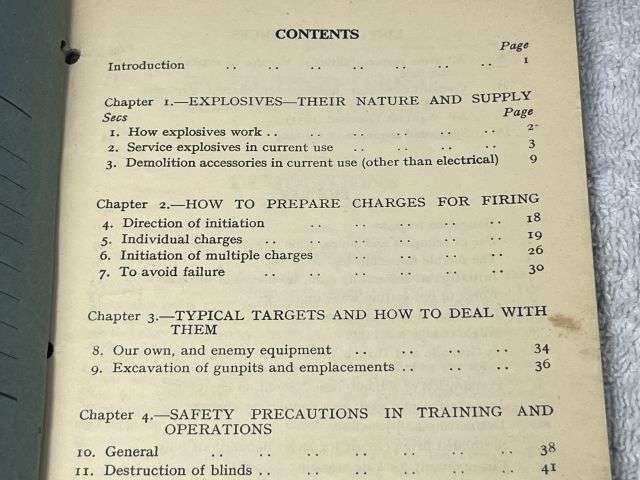 58) Original Post WW2 Field Engineering & Mine Warfare Pamphlet No 3 Demolitions Part I All Arms — image 11