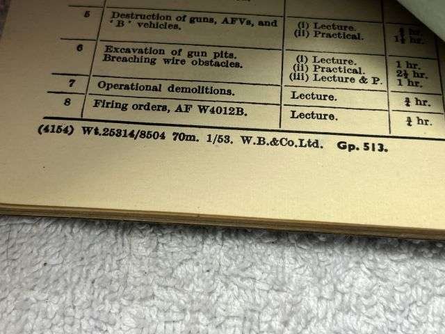 58) Original Post WW2 Field Engineering & Mine Warfare Pamphlet No 3 Demolitions Part I All Arms — image 3