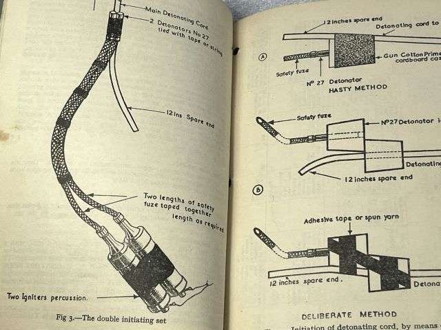 58) Original Post WW2 Field Engineering & Mine Warfare Pamphlet No 3 Demolitions Part I All Arms — image 6