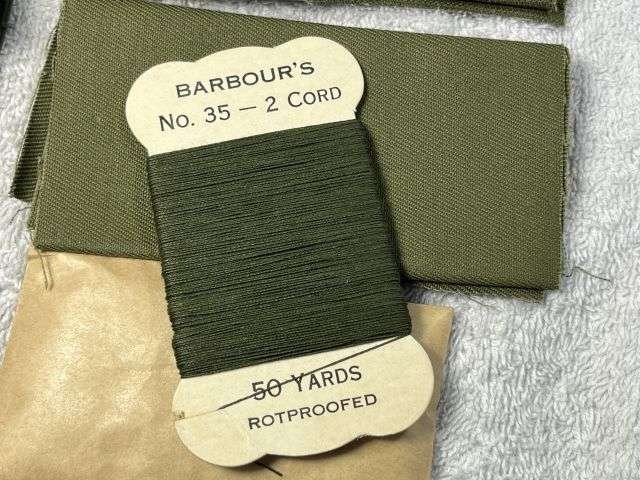 59) Original WW2 Pat British Army Tropical Issue Housewife Sewing Kit Complete — image 13