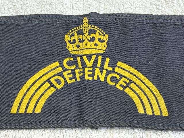 64) Excellent Original WW2 British Home Front Civil Defence Issue Armlet — image 4