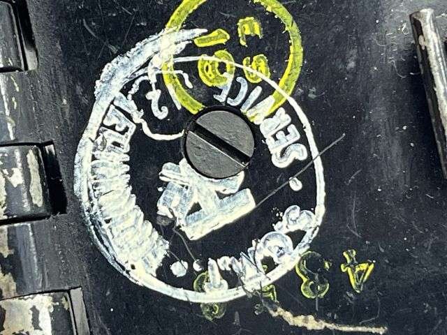 40) Excellent Original WW2 US Military J-37 Morse Key On J-45 Leg Clamp For Use in Tanks, Aircraft, Vehicles Etc — image 6