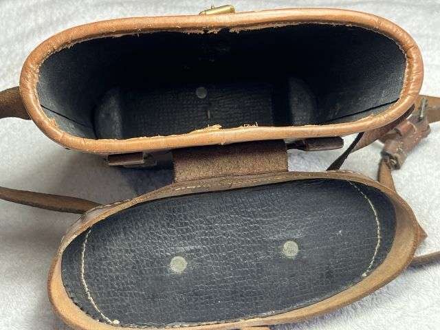 15) Good Original WW2 British Army 7×50 No5 Mk I Binoculars Case — image 3