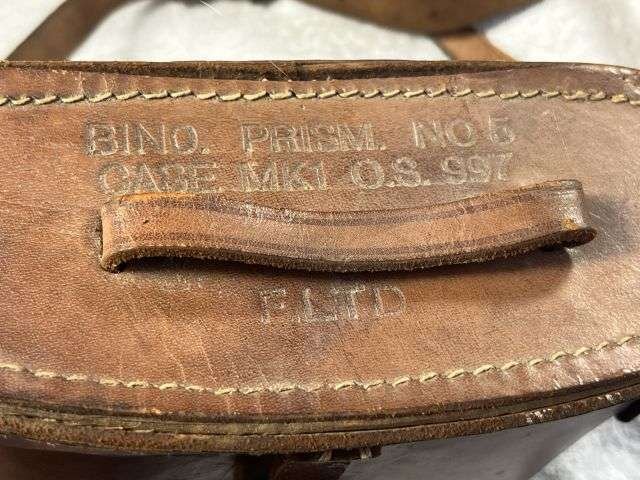 15) Good Original WW2 British Army 7×50 No5 Mk I Binoculars Case — image 7