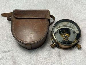 16) Lovely Original British Army Galvanometer No24A MkI & Leather …