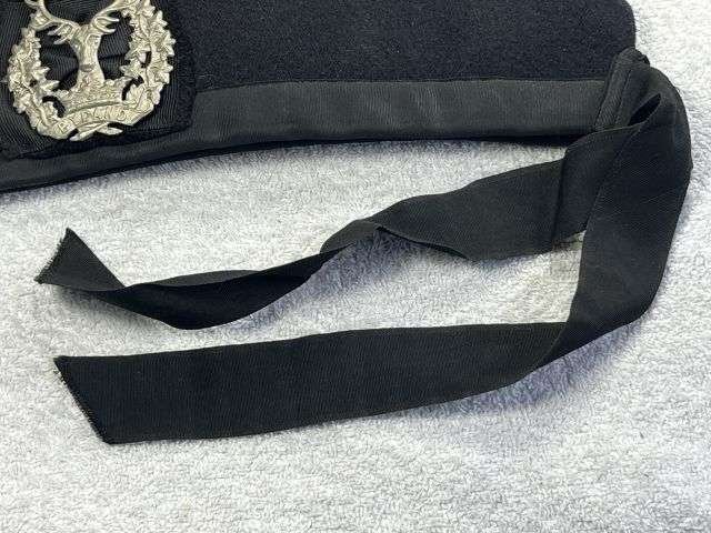 7) Excellent Original WW2 Era Scottish Regiments Blue/Black Glengarry In A Good Size 7 1/4 — image 7