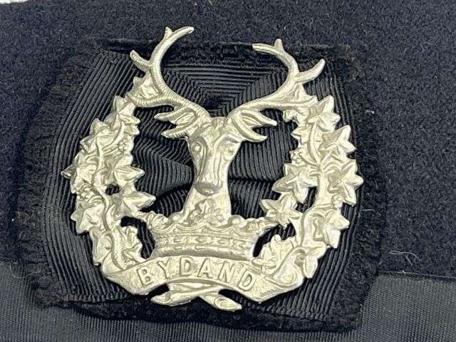 7) Excellent Original WW2 Era Scottish Regiments Blue/Black Glengarry In A Good Size 7 1/4 — image 8