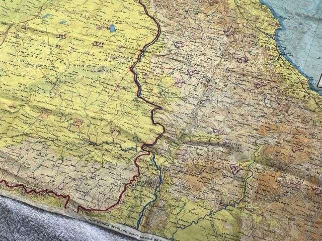 9) Good Original WW2 Escape Map 44J 44K French Indo China, Siam — image 11
