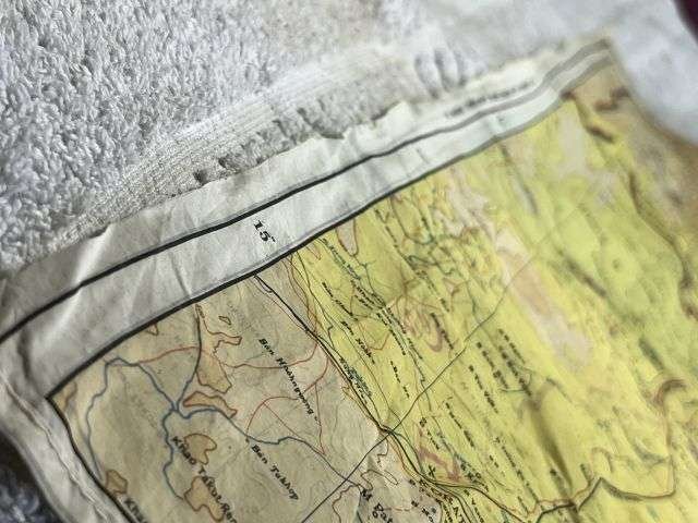 9) Good Original WW2 Escape Map 44J 44K French Indo China, Siam — image 9