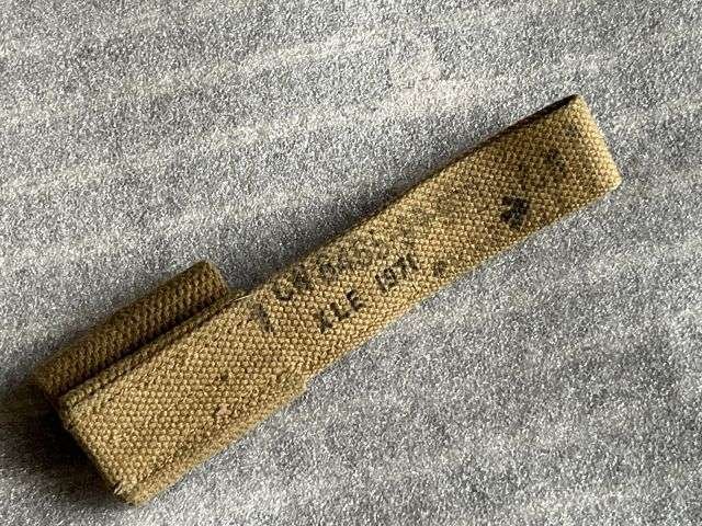 109) Good Original 37 Pattern British P37 Bayonet Frog Dated 1971 — image 3