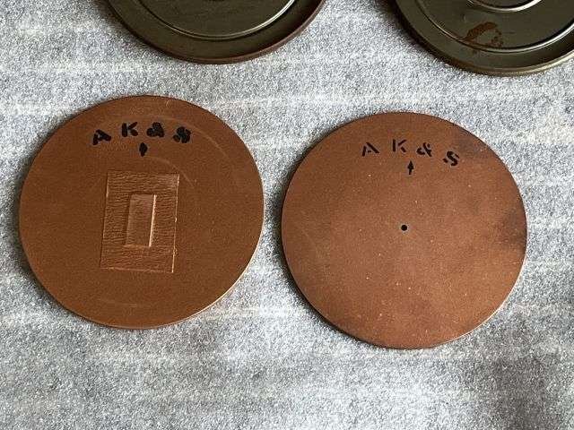 111) Excellent Complete WW1-WW2 Heliograph 5-In MkV Mirrors & Storage Container — image 7