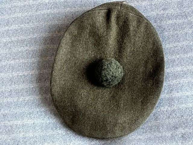 116) Good Original WW2-1950s Scottish Regiments The Royal Scots Officers Tam-O-Shanter — image 5