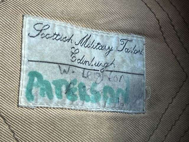 116) Good Original WW2-1950s Scottish Regiments The Royal Scots Officers Tam-O-Shanter — image 7