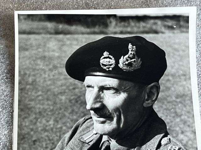 117) Interesting Original WW2 Official Photograph of General Montgomery Dated 1943 — image 2