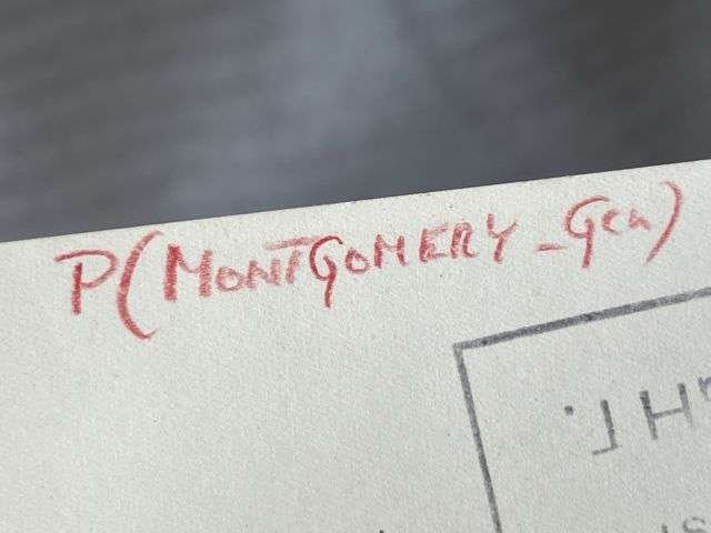 117) Interesting Original WW2 Official Photograph of General Montgomery Dated 1943 — image 4