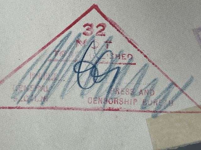 117) Interesting Original WW2 Official Photograph of General Montgomery Dated 1943 — image 6