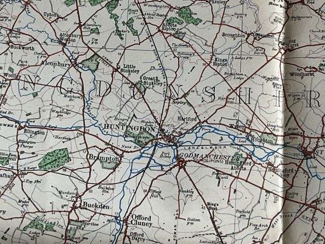 120) Nice Original WW2 German Army Map of Cambridge Operation Sealion Planned Invasion of Britain 1940 — image 4
