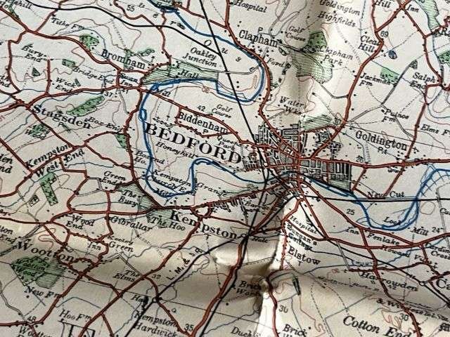 120) Nice Original WW2 German Army Map of Cambridge Operation Sealion Planned Invasion of Britain 1940 — image 5