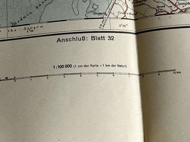 121) Nice Original WW2 German Army Map of Gloucester Operation Sealion Planned Invasion of Britain 1940 — image 10