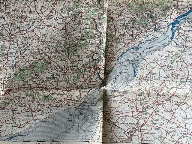 121) Nice Original WW2 German Army Map of Gloucester Operation Sealion Planned Invasion of Britain 1940 — image 3