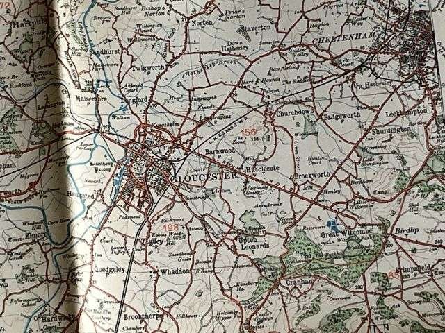 121) Nice Original WW2 German Army Map of Gloucester Operation Sealion Planned Invasion of Britain 1940 — image 4