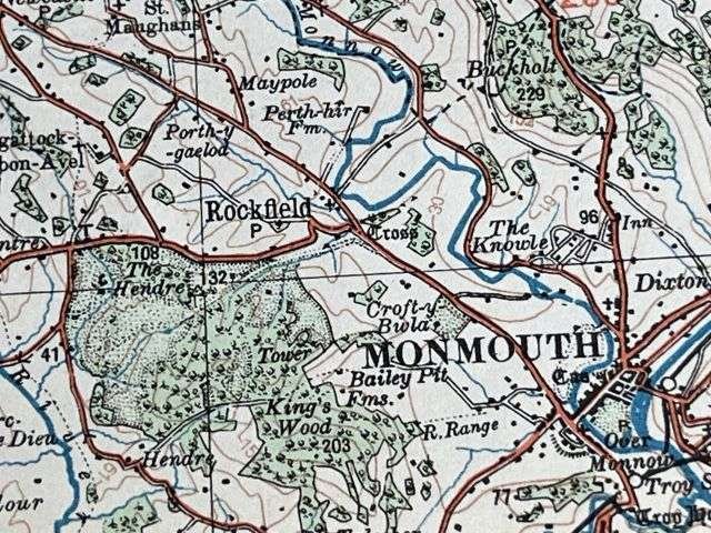 121) Nice Original WW2 German Army Map of Gloucester Operation Sealion Planned Invasion of Britain 1940 — image 6